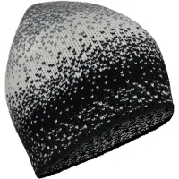 Falke Premium Wool Jacquard Beanie sneldrogend warm wol muts unisex zwart - maat ONESIZE