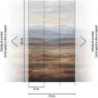 Living Walls Afbeelding behang, Livingwalls The Wall 4 | 792486, 159 x 280 cm, Blauw