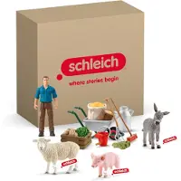 Schleich Farm World Voertijd op de boerderij 72287