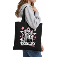 K POP Demon Hunters Huntrix Scrapbook herbruikbare draagtas (Zwart)