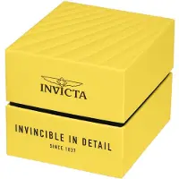 Invicta Racing 69736 Herenhorloge - Quartz Uurwerk - Acryl met Zilveren Wijzerplaat - 44 mm