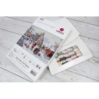 Luca S Santa's Cottage borduren (pakket) BU5011