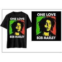 Ginza.se Bob Marley - One Love Heren T-shirt - S - Zwart