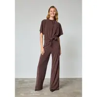 Sisters point Girl-ju4 - Dames Jumpsuit - Black/silver - Maat XL