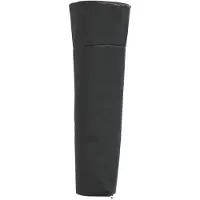 vidaXL Heaterhoes piramidevormig 86x47x241 cm 420D oxford zwart