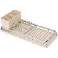 Brabantia SinkSide Afdruiprek - Compact - met Bestekhouder - Soft Beige