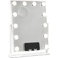 InnovaGoods Make-up spiegel - - Vanity Hollywood - 12 LED - 3 tinten - Verstelbare intensiteit