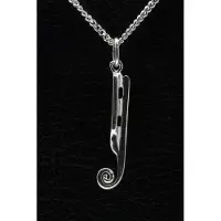 MOOYE ® - Collectie Zilveren Friese doorloper ketting hanger