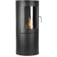 Moritz Bio-Ethanol Haard 96 x 44 x 30 cm – Wandhaard met 1,5 L Brander – Bio Ethanol Sfeerhaard voor Binnen en Buiten – Metaal en Glas