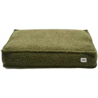 CAFIDE Comfortabele hondenmand van fleece – Groen – Zacht, wasbaar, afritsbaar & anti-slip – Cuadra