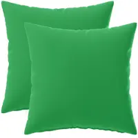 vidaXL Kussen met kussen HEERLEN 2 st Groen Polyester