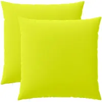 vidaXL Kussen met kussen HEERLEN 2 st Heldere Groen. Polyester