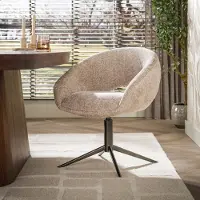Hoyz Collection - Eetkamerstoel Mila - Beige - 61x66x79 cm - Set van 2