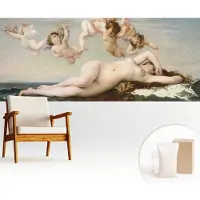 Wallfluent Fotobehang - Bruin Vliesbehang - 250x104 cm - Mythische Scène Muurschildering - Slaapkamer behang Deel - Fotobehang Vlies - Gang behang