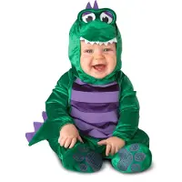 Vegaoo - Kleine dinosaurus kostuum voor baby's - Klassiek