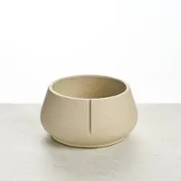 PINO Sandstone Hondenvoerbak Lange Oren (hondenkom) - Beige (Owl Greige) - Medium ⌀14,6cm - 1200ml