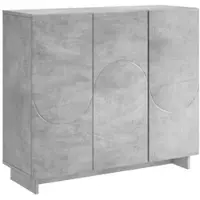 vidaXL Dressoir Betongrijs 85,5 x 31 x 75 cm Bewerkt hout