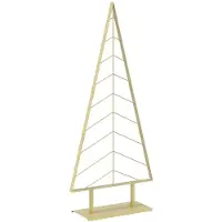 vidaXL - Metalen - kerstboom - met - standaard - KUOPIO - 180 - cm - Staal - Goud