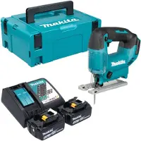 Makita DJV 186 RTJ accu pendelzaag 18 V + 2x accu 5,0 Ah + oplader + Makpac