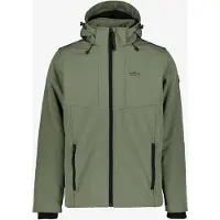 Kjelvik softshell heren outdoor jas groen - Maat 3XL