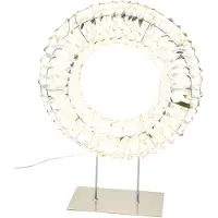 Gehlmann Verlichte Kerstkrans Staand Zilver 300 LED