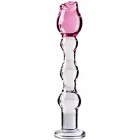 Pipedream Icicles glazendildo Icicles No. 12 roze,transparant