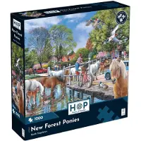 The House of Puzzles New Forest Ponies Puzzel 1000 Stukjes