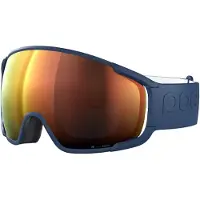 POC - Skibrillen - Zonula Hydrogen White/Partly Sunny Orange voor Unisex - Wit