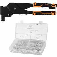 Neo Tools Klinknageltang voor staal & aluminium + 400 klinknagels