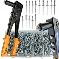 MIKA SRC Handklinknageltang Set met 450 Aluminium Blindklinknagels