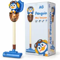AG Penguin - Speelgoedstofzuiger voor Kinderen - Steelstofzuiger - Draadloos - Met Licht en Muziek - Cadeau - Vanaf 3 Jaar