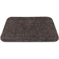 Prima - Heavy Duty - 2x - Deurmat - Schraapmat - Ribbel - bruin - beige - taupe - 40x60cm - antislip