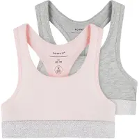 Name it BH grijs gemêleerd / pastelroze / zilver