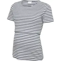Mamalicious Shirt 'MLAwa' lichtgrijs / zwart