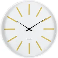 Karlsson Klok Arruga Retro White Citrine Yellow