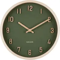 Karlsson Klok Nervadura Small Dark Green Light Wood