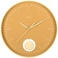 Karlsson Klok Grato Pendulum Ochre Yellow Soft Yellow