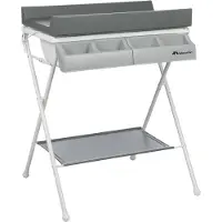 Bebeconfort Baltic 2-in-1 Bad- en Verschoningsunit, 0 tot 12 maanden, tot 11 kg, Grey Mist