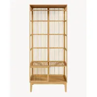En.casa Halmeubel Vemb 185x80x45 cm bamboe