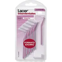 LACER Interdentale borstel - 10 Hoekig - Roze kleur - 10 stuks - Voor volwassenen