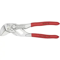 Knipex Mini-Sleuteltang | 125 mm Lengte | Tang en Schroefsleutel in Eén | Kunststof Bekleed - 86 03 125 SB