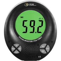 Pce Instruments -TSM 5 Decibelmeter Datalogger, Kleurenscherm 35 - 135 dB 31.5 Hz - 8000 Hz Jackplug-stekker 3,5 mm