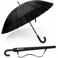 HEYO Elegante paraplu heren dames, opvouwbaar met hoes