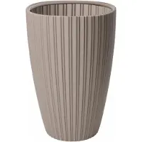 Garden ID Bloempot - Garden ID - Fancy - 40 x 58 cm - Voor tuin, balkon of interieur - Taupe