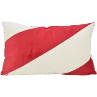 NOVÉE Velvet swirl /wit kussenhoes | 30x50 cm | polyester