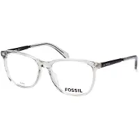 Fossil FOS 6091 Transparent grey matt black 53/16/145 MAN Brilmonturen