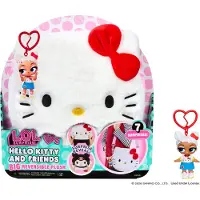 L.O.L. Surprise! Loves Hello Kitty and Friends GROTE omkeerbare pluchen speeltje – Grote My Melody knuffel met bijpassende minipop – Geweldig cadeau voor kinderen vanaf 4 jaar