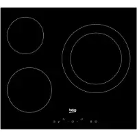 Beko Hic63402t Keramische Kookplaat 58 Cm 3 Branders