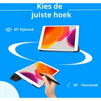Mobigear Tablethoes geschikt voor Apple iPad Pro 11 Inch (2018) Hoes | Tri-Fold Bookcase - Rood