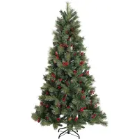 vidaXL Kunstmatige Hinged Kerstboom 180 cm PVC en Metalen Groen